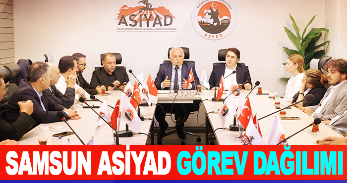 Samsun ASİYAD Görev Dağılımı