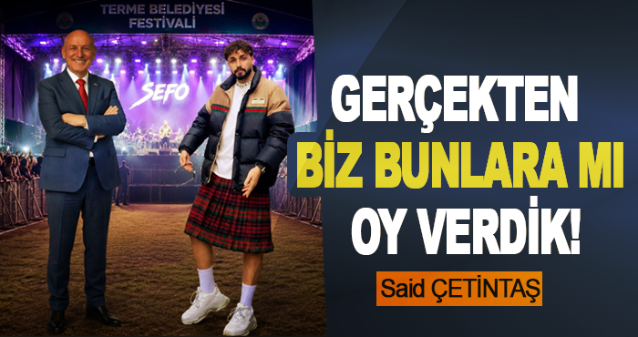 Gerçekten biz bunlara mı oy verdik!