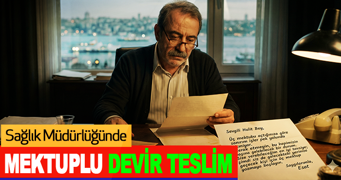 Sağlık Müdürlüğünde Mektuplu Devir Teslim