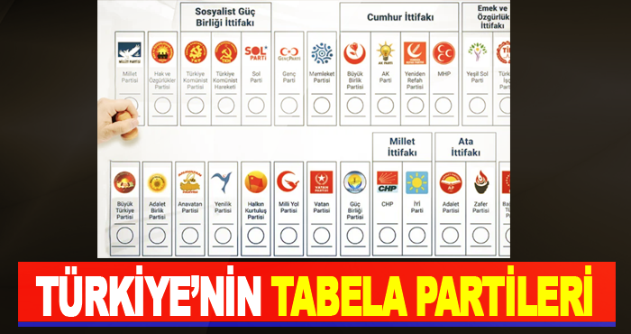 Türkiye’nin Tabela Partileri