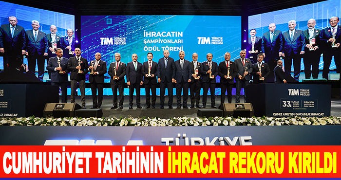 Cumhuriyet Tarihinin İhracat Rekoru Kırıldı