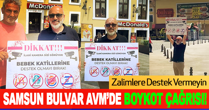 Samsun Bulvar Avm’de Boykot Çağrısı!