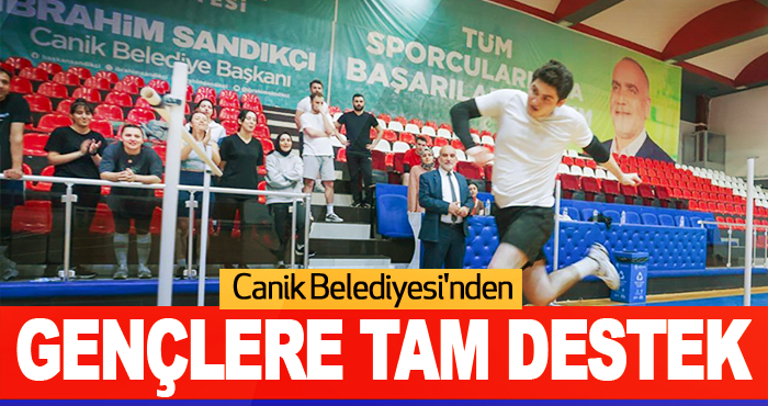 Canik Belediyesi'nden Gençlere Tam Destek