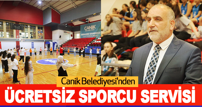 Canik Belediyesi'nden Ücretsiz Sporcu Servisi