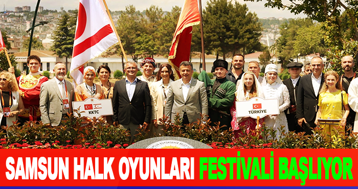 Samsun Halk Oyunları Festivali Başlıyor