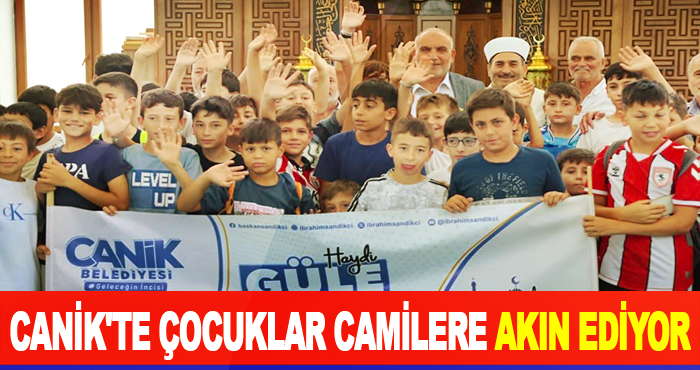 Canik'te Çocuklar Camilere Akın Ediyor
