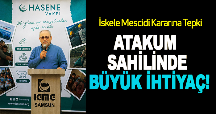 Atakum Sahilinde Büyük İhtiyaç!