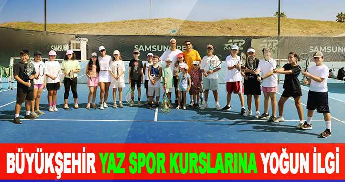 Büyükşehir Yaz Spor Kurslarına Yoğun İlgi