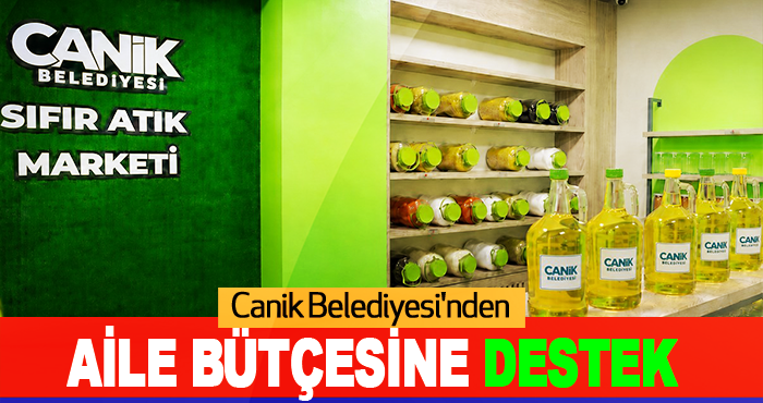 Canik Belediyesi'nden Aile Bütçesine Destek