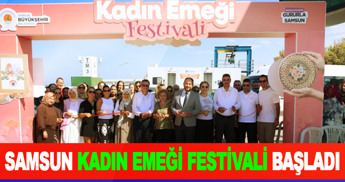 Samsun Kadın Emeği Festivali Başladı