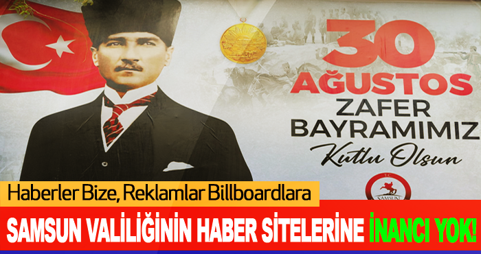 Samsun Valiliğinin Haber Sitelerine İnancı Yok!