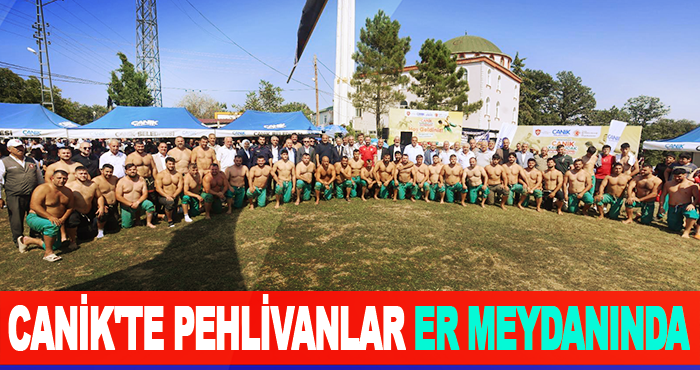 Canik'te Pehlivanlar Er Meydanında