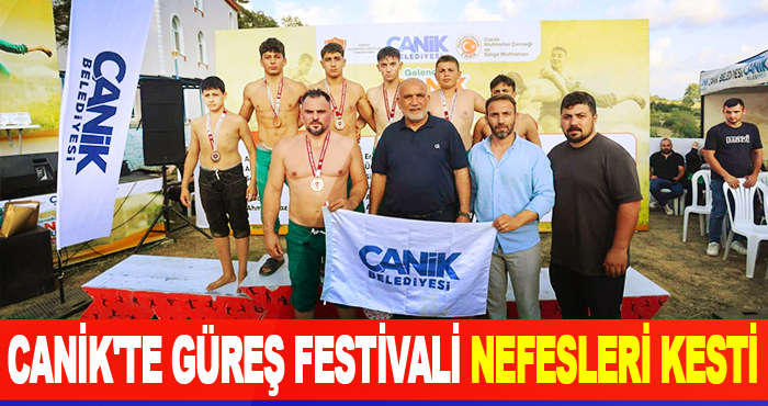 Canik'te Güreş Festivali Nefesleri Kesti
