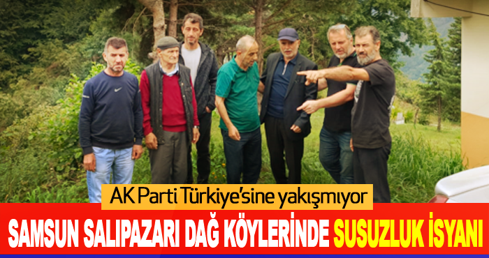Samsun Salıpazarı Dağ Köylerinde Susuzluk İsyanı