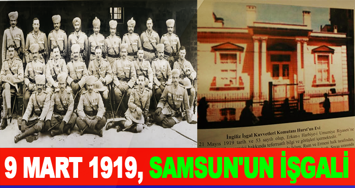 9 Mart 1919, Samsun'un İşgali