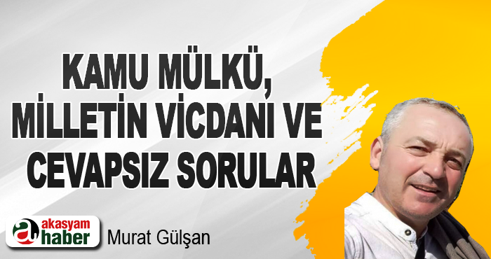 Kamu Mülkü, Milletin Vicdanı ve Cevapsız Sorular
