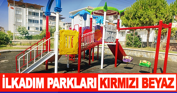 İlkadım Parkları Kırmızı Beyaz