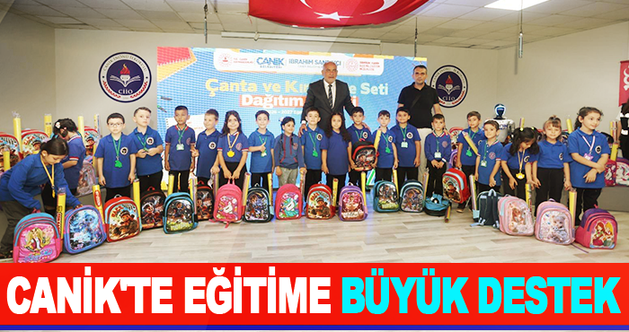 Canik'te Eğitime Büyük Destek