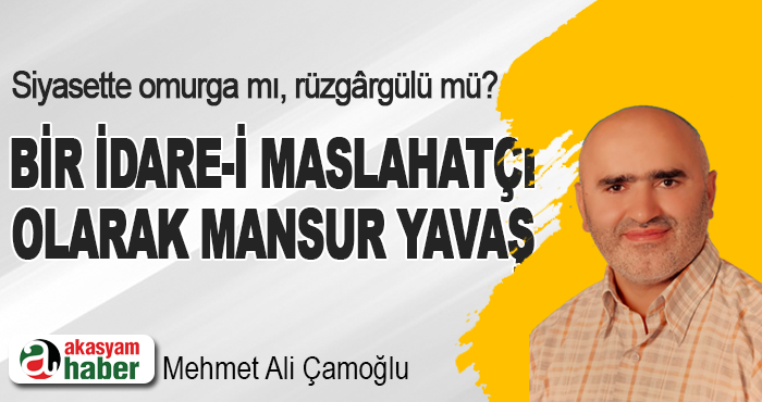 Siyasette omurga mı, rüzgârgülü mü?