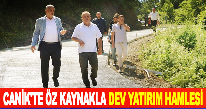 Canik'te öz kaynakla dev yatırım hamlesi