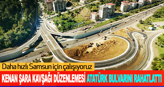 Kenan Şara Kavşağı Düzenlemesi Atatürk Bulvarını Rahatlattı
