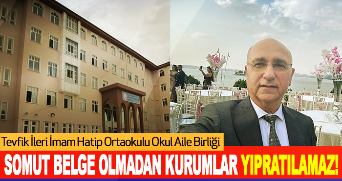Somut belge olmadan kurumlar yıpratılamaz!