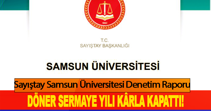 Sayıştay Samsun Üniversitesi Denetim Raporu