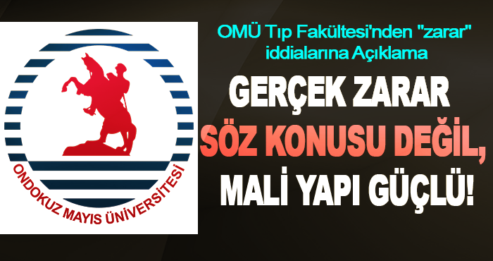 Gerçek zarar söz konusu değil, mali yapı güçlü!