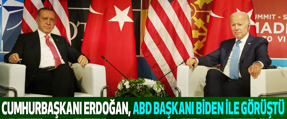 Cumhurbaşkanı Erdoğan, Abd Başkanı Biden İle Görüştü